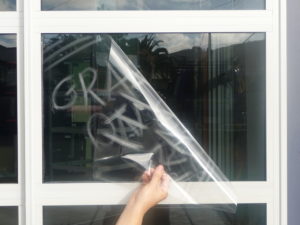 Peeling removable window tint film